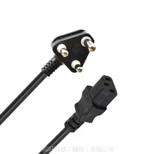 Gowone 购旺 服务器电源连接延长线 进口电器网络设备电源线 大南非+C13品字尾 1.5平方