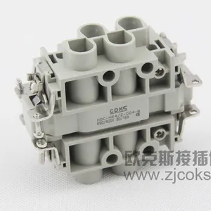 重载连接器厂家矩形插座航空插头HK-4/2-M/F 80A4 6针孔