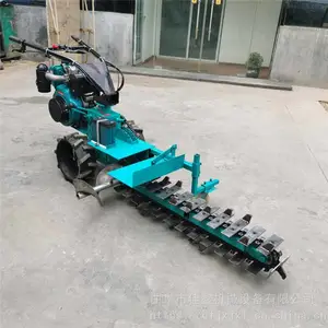 单链条开沟机 路面链条式开沟机 佳鑫电缆用开沟机