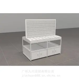 小型便利店装修设计流水台促销台零食边柜