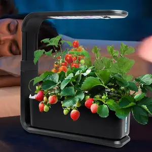 全光谱 led植物灯生长补光灯3孔家用室内家居智能蔬菜水培种植机