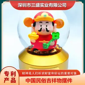 专业寺庙礼品 佛教礼品定制 金箔水晶球高颜值创意实用礼物代加工