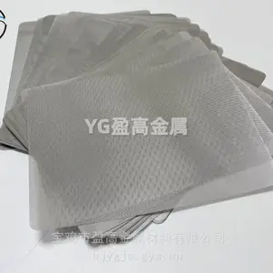 盈高电解槽阳极用钛拉伸网 网孔0.5*1.0钛阳极网 铂金涂层用钛网