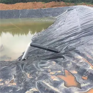 氧化塘防渗土工膜 沼液池防渗黑膜 养殖用hdpe土工膜