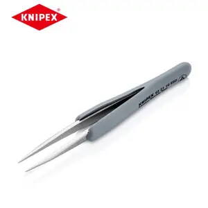 德国KNIPEX凯尼派克92 21 10 ESD 防静电镊子 922110ESD 橡胶柄