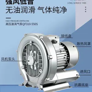 高压旋涡气泵QF310-550全风高压漩涡鼓风机0.55KW