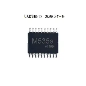 圆志 M535a 接触式 IC 卡读写模块 4 路 PSAM 卡 UART 串口读卡模组