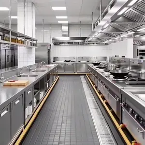 中山荣翔酒店宾馆学校工厂食堂厨房排烟系统清洗油烟管道油烟机净化器风机