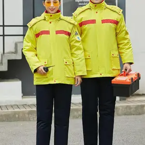 冬季石油石化工作服 冬季抗油污棉服工作服 冬季加厚加绒工作服