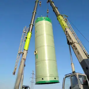 一体化预制泵站 地埋污水处理 玻璃钢材质 良心之选支持定制