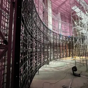柔性LED屏 常州厂家 可弯曲软屏 定制商场弧形屏