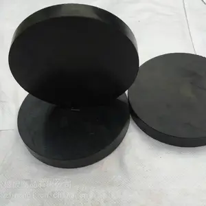 桥梁专用圆形矩形板式减震器A四氟板滑行抗震橡胶支座