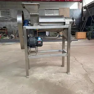 羊奶果螺旋渣汁分离机器 大型破碎干湿分离机 刺梨工业榨汁机