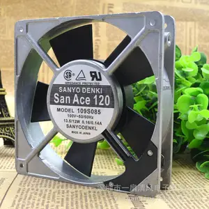 日本SAOYO 三洋12cm 交流风扇 109S085 100v 13.5/12W san ace120