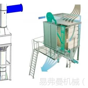 风机反吹扁布袋除尘器