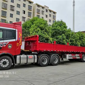 欧阳聚德13米栏板半挂车