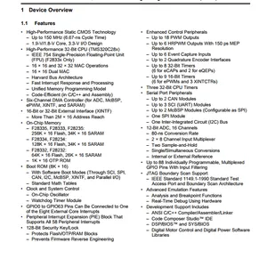 数字信号控制器(DSC )高性能静态CMOS技术,高性能32位CPU (的TMS320C28x ),