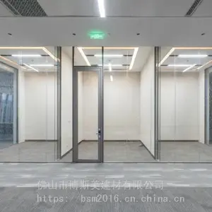 深圳 办公室玻璃隔断 高隔断 100款钢铝隔断