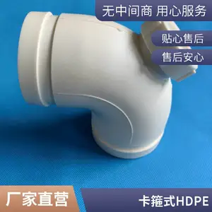盖压式 螺口式 高密度聚乙烯 hdpe超级静音排水管 顺水三通威文