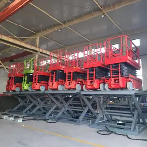 全自行升降机 剪叉式液压升降平台 自行式高空作业车 剪刀车