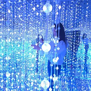 3d裸眼沉浸式投影时光隧道 3d裸眼互动投影 灯光投影互动体验