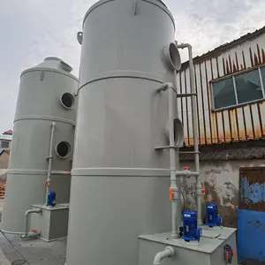 臻柏行业脱硫设备 工业酸雾脱硫塔 使用原理 水膜脱硫塔