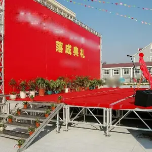 西安桁架舞台租赁 会展会议物料出租 广告物料写真喷绘制作