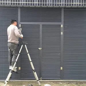 南京空调罩厂家 铝合金材质百叶窗 防雨通风百叶窗 可做电动手动百叶窗 专业用到空调百叶窗