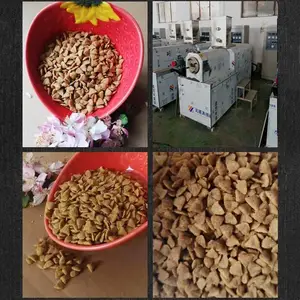 大颗粒宠物狗粮生产设备 膨化犬饲料加工机器配置