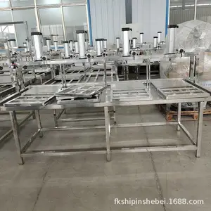 商用豆腐成型机 中小型豆制品设备 不锈钢气动压榨提供技术