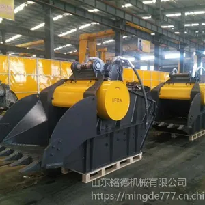 鄂式破碎斗 挖掘机破碎 建筑渣土粉碎