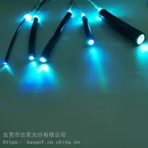 芯径2.5mm外径4mm黑皮导光材料地埋灯光纤发光点到点传输
