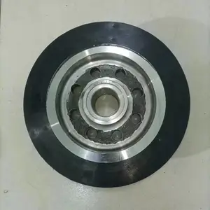 铁芯胶轮A静音,耐磨,弹性,铁路轨道专用弹性轮,降噪型橡胶轮