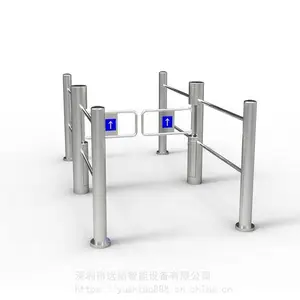南充超市出入口单向感应门_仪陇智能摆闸厂家_巴中商场红外门禁