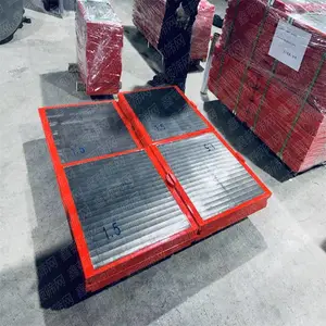 蓝色条缝筛板聚氨酯包边条缝筛板矿筛网条缝筛板肖家洼洗煤厂