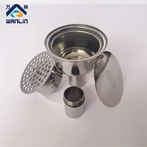 304不锈钢螺纹洁净地漏标准净化车间专用地漏