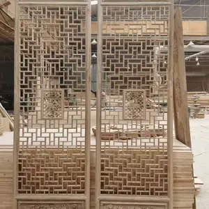 中式屏风一屏多用:中式屏风在玄关、卧室、书房的装修巧思