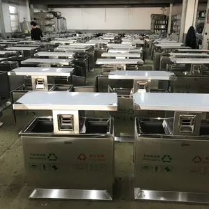 莲湖区塑料-不锈钢-镀锌板-金属垃圾箱***|西安鑫中星
