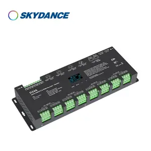 24路*** OLED DMX恒压解码器 D24A 景晴LED调光器 广州控制器批发D24A