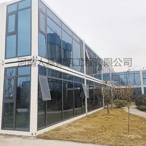 河南打包箱式房办公楼,临建打包箱办公区 集装箱房屋