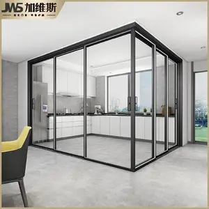 加维斯门窗 16系列窄边推拉门 窄边门 吊轨移门 厨房门 阳台客厅门
