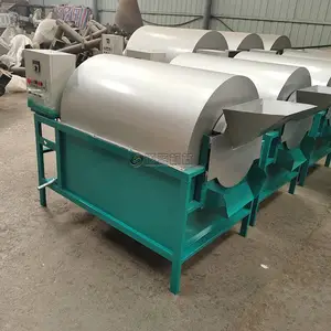 商用棕榈籽烘干机 油坊核桃抽湿设备 车载敞口滚筒炒锅