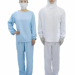 gmp生物制药厂无菌内衣分体无尘服连体无菌服厂家可定制