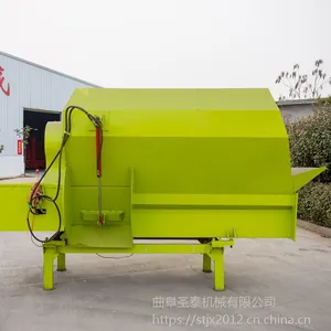 tmr饲料搅拌机视频 tmr饲料搅拌机价格 卧式混合搅拌机