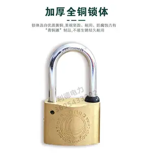 出口印度通开挂锁 铜挂锁 电力表箱锁