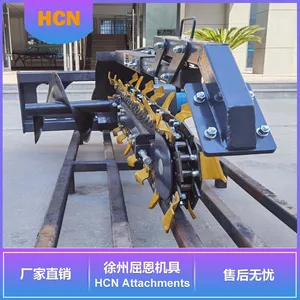 HCN屈恩链式开沟机 农用开渠挖沟机 市政多功能路面开凿机