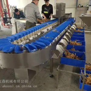 实体厂家 番茄芋头重量自动分选机 牡蛎分选机 鸡胸肉重量分拣机