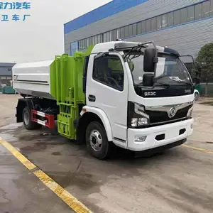 8方垃圾车 东风大多利卡挂桶垃圾车 多功能挂桶垃圾车