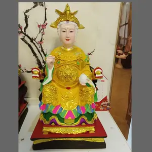 九龙圣母神像 手拿龙珠龙母娘娘佛像 泰山奶奶雕塑工艺厂