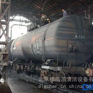 供应德高洁铁路罐车自动化清洗系统-铁路油罐车自动清洗设备